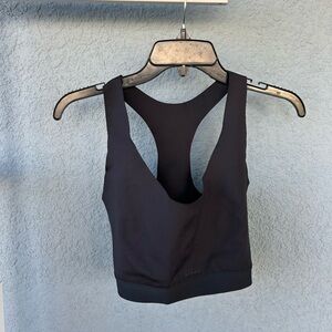 All In Motion Black Racerback Sports Bra No Pads Size XL